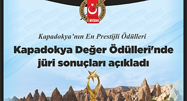 Kapadokya Değer Ödülleri’nde jüri sonuçları açıkladı