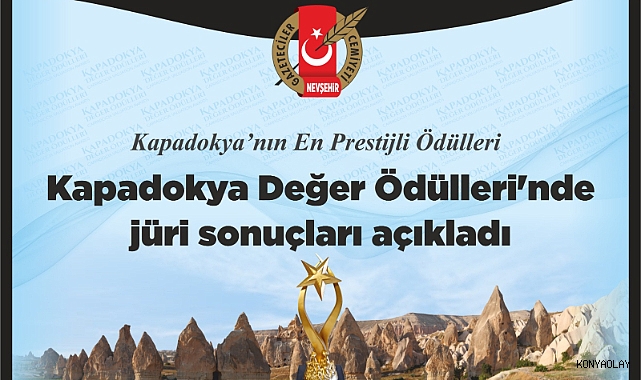 Kapadokya Değer Ödülleri’nde jüri sonuçları açıkladı 