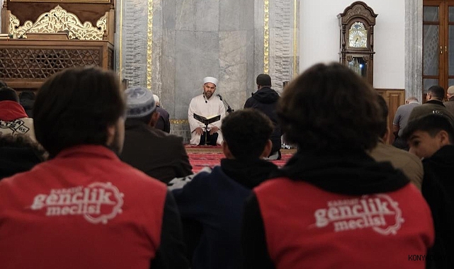Karatay’da öğrenciler sabah namazı programında buluşuyor