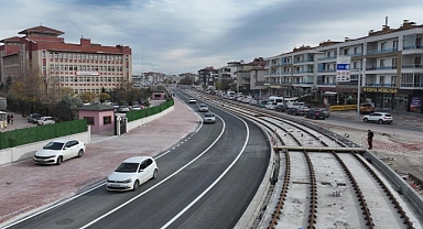 Konya’da Adliye-Şehir Hastanesi raylı sistem bağlantısında sona gelindi