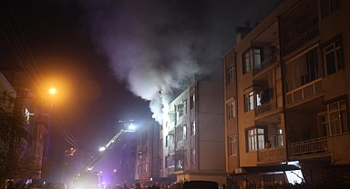 Konya’da apartman dairesinde korkutan yangın 