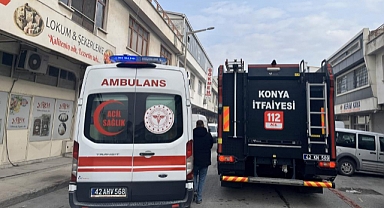 Konya'da şeker imalathanesinde yangın alarmı