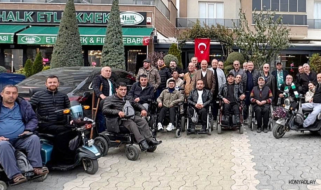 Konyaspor Engelli Taraftarlar Derneği, Halk Etliekmek'in konuğu oldu