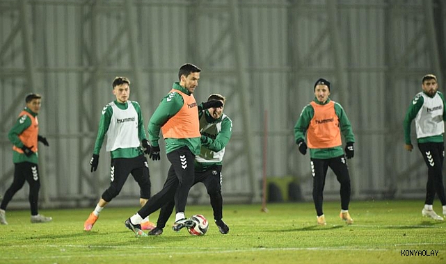 Konyaspor, Fenerbahçe maçının hazırlıklarını sürdürdü