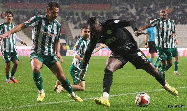 Konyaspor–Rizespor mücadelesi 1-1 sonuçlandı