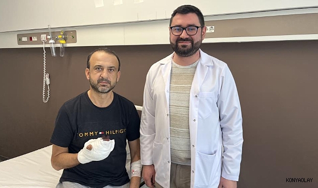 Kopan parmağını buz poşetine koyup yurt dışından Türkiye'ye geldi