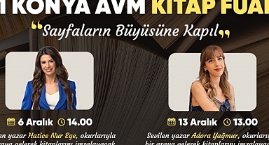 M1 Konya AVM’de kitap fuarı ve imza günleri başlıyor