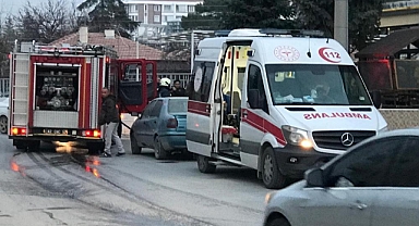 Ocakta unutulan yemek yangına neden oldu 