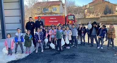 Öğrenciler yangın eğitimiyle bilinçlendi