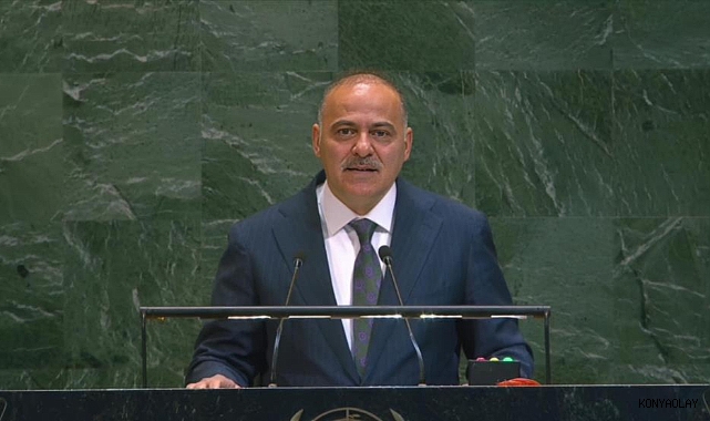 Ulaştırma ve Altyapı Bakan Yardımcısı Sayan'dan BM'de Gazze tepkisi