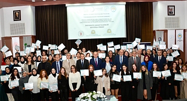 Üniversite Sanayi işbirliğince eğitim alan öğrenciler sertifika aldı