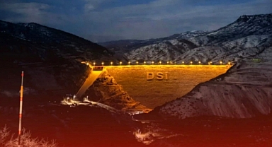 Bozkır Barajı ışıklandırıldı. Muhteşem gece görüntüsüne kavuştu 