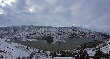 Bozkır Barajı'nda su seviyesi yağışlarla hızla yükseliyor