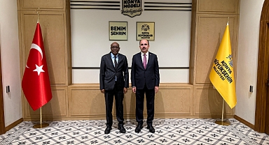 Cibuti Ankara büyükelçisi, başkan Altay’ı ziyaret etti