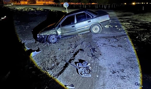 Karapınar'da otomobiller çarpıştı: 2 yaralı 