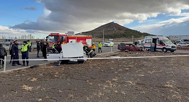 Kavşak kazası can aldı: 1 ölü, 1 yaralı 