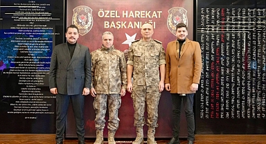 Kaymakam Taşavlı’dan özel harekâtçı babaya ziyaret 