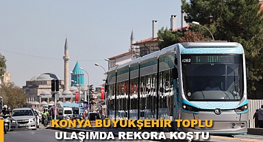 Konya Büyükşehir 2025'te 117 milyondan fazla yolcuya hizmet verdi