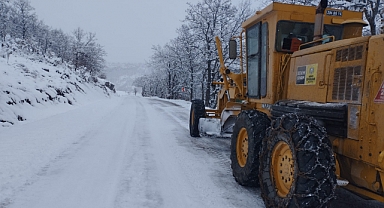 Konya Büyükşehir kar mesaisinde 