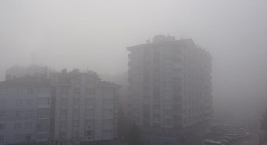 Konya'da yoğun sis etkili oluyor 