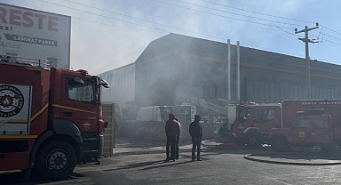 Konya Marsan sanayi sitesinde yangın çıktı