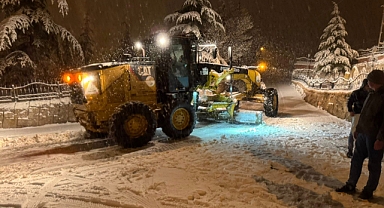 Konya'nın kayak merkezi beyaza boyandı