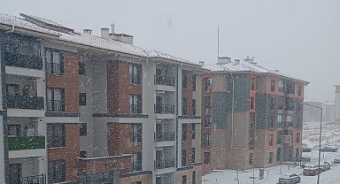 Konya yeni yıla karla uyandı 