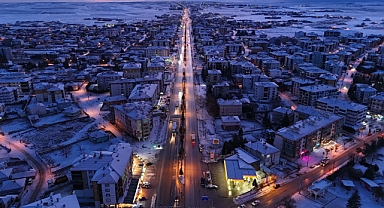 Kulu’da kar yağışı etkili oldu