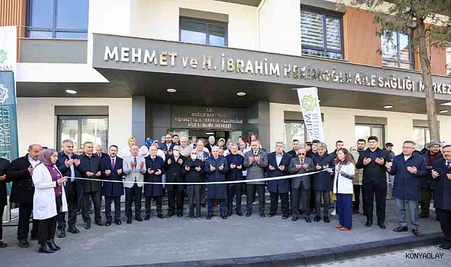 Meram'ın gözde sağlık merkezi açıldı