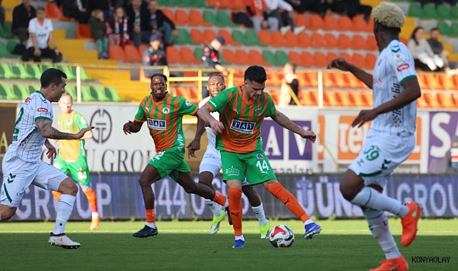 Alanyaspor: 2 - Konyaspor: 1 (maç devam ediyor)   