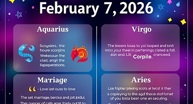 AŞK, EVLİLİK, KARİYER Kova, Akrep, Başak, Koç burcu yorumu: 7 Şubat Burç Yorumları! 2026 günlük burç yorumları 