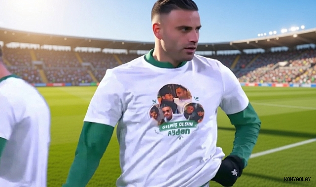 Başakşehir-Konyaspor Maçında Duygu Dolu An: Ayden İçin 'Geçmiş Olsun' Tişörtleri Tribünleri Ağlattı!