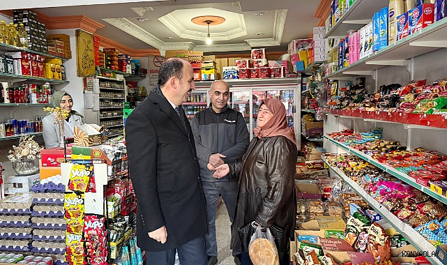 Başkan Altay'ın iftar öncesi esnaf ziyaretleri