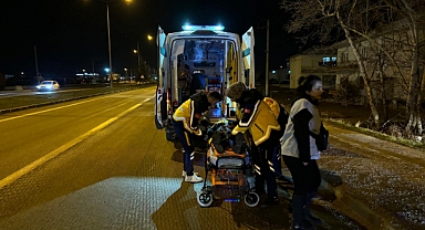 Ereğli'de motosiklet kazası: 1 yaralı