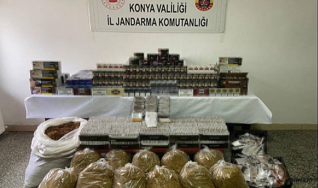Jandarmadan tütün kaçaklarına operasyon