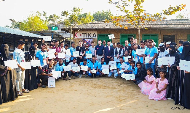 Konya Büyükşehir ve TİKA’dan Arakanlı mültecilere afet eğitimi   