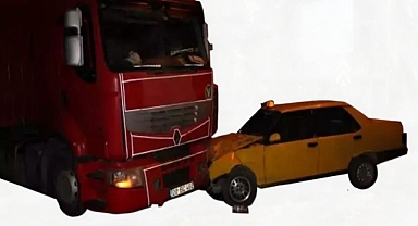 Konya'da TIR ile Ticari Taksi Feci Şekilde Çarpıştı: 1 Kişi Yaralı, Yollar Kilitlendi!