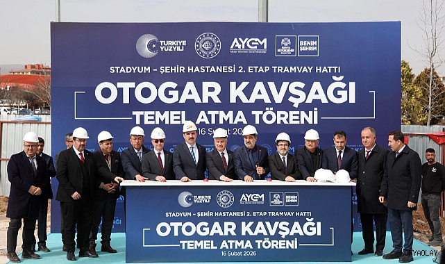 Konya'da ulaşımda dev bir projenin daha temeli atıldı