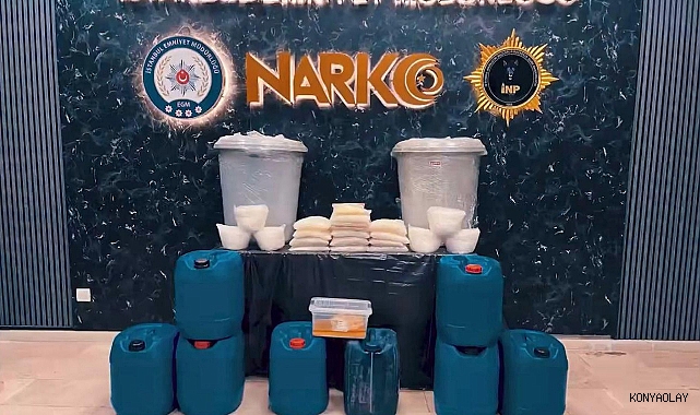 Konya dahil 75 ilde uyuşturucu operasyonu