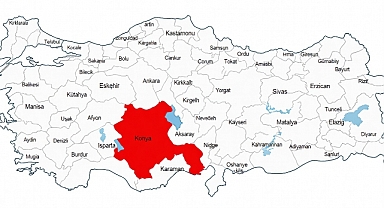 Konya haritası nasıl, ilçeleri nelerdir, Konya hangi bölgede yer alır? 