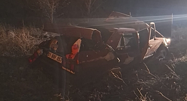 Otomobil devrildi: 1 yaralı