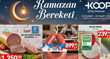 Tarım Kredi’den Mutfaklara Ramazan Ayarı: Fiyatlar Çakıldı, Bereket Raflara Taştı!