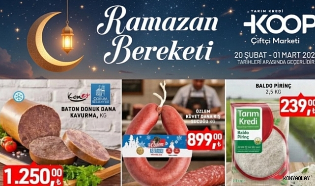 Tarım Kredi’den Mutfaklara Ramazan Ayarı: Fiyatlar Çakıldı, Bereket Raflara Taştı!