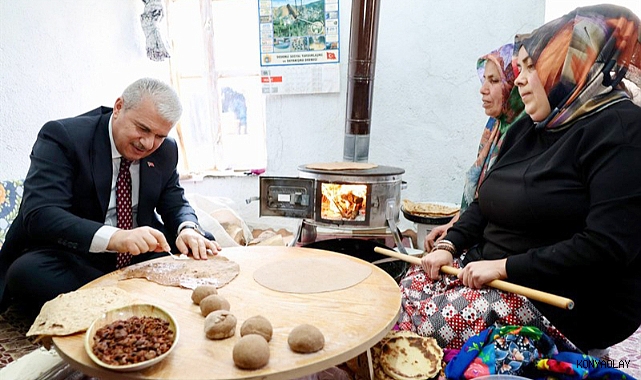 Vali brahim Akın, Hadim'i ziyaret etti