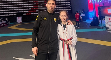 Başkan Altay Bronz Madalya Kazanan Melek Su’yu Tebrik Etti 