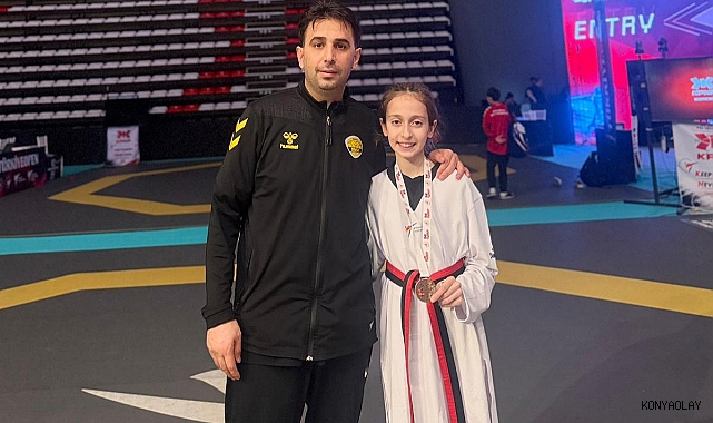 Başkan Altay Bronz Madalya Kazanan Melek Su’yu Tebrik Etti 