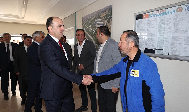 Başkan Altay içme suyu arıtma tesisleri'nde incelemelerde bulundu