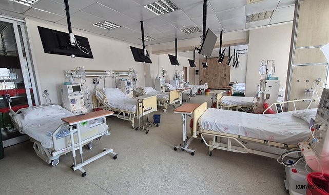 Bozkır'da diyaliz ünitesi'nin kapasitesi arttırıldı