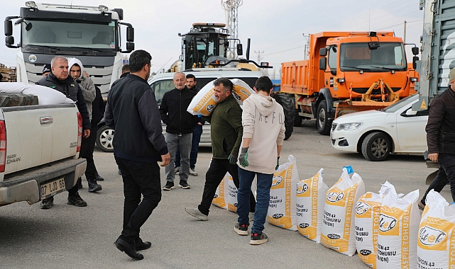 Büyükşehir'den Yüzde 50 hibeli aspir tohumu desteği