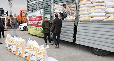 Büyükşehir'den Yüzde 50 hibeli aspir tohumu desteği